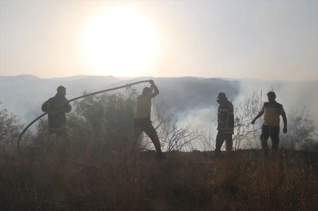 Suriye'nin Lazkiye Bölgesinde Süren Yangınlar Felakete Dönüştü