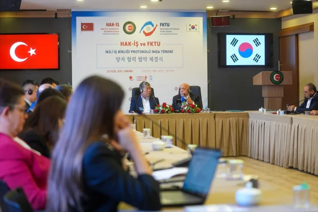 HAK-İŞ ve Kore Sendikalarından Stratejik İşbirliği Anlaşması