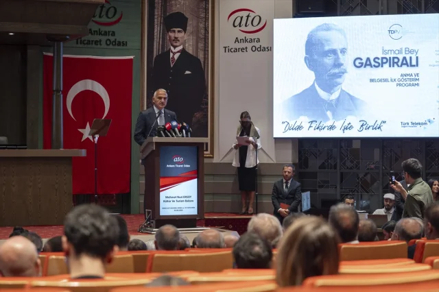 İsmail Gaspıralı'nın Mirası Yeniden Canlanıyor: Bakan Ersoy’dan Anlamlı Mesajlar