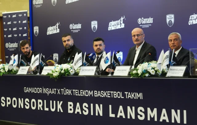 Türk Telekom Basketbol Takımı ve Gamador İnşaat Arasında Büyük İş Birliği