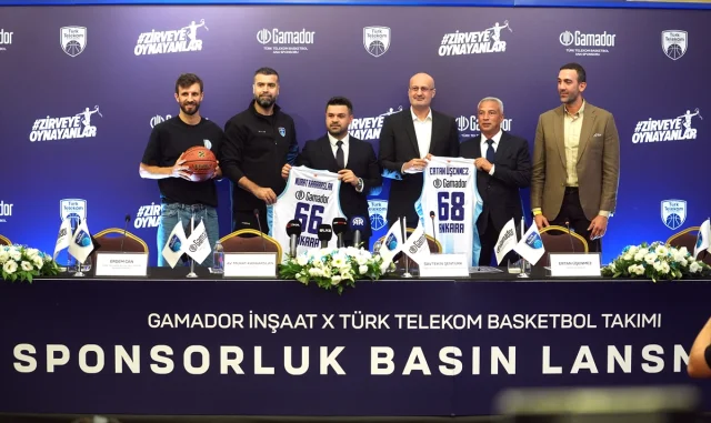 Türk Telekom Basketbol Takımı ve Gamador İnşaat Arasında Büyük İş Birliği