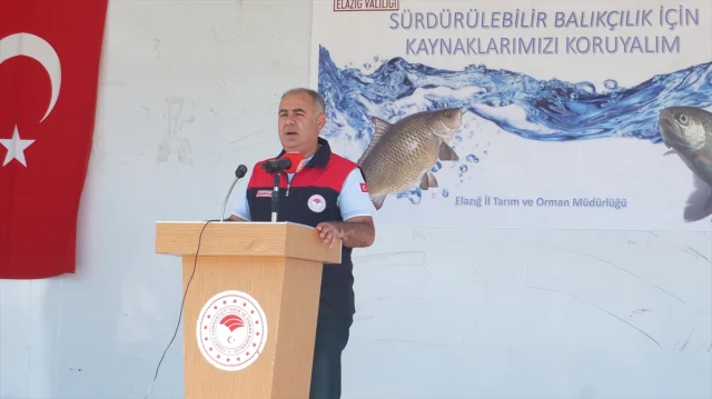Elazığ'da Keban Barajı'nda Çarpıcı Hamle: 10 Bin Sazan Yavrusu Doğaya Bırakıldı