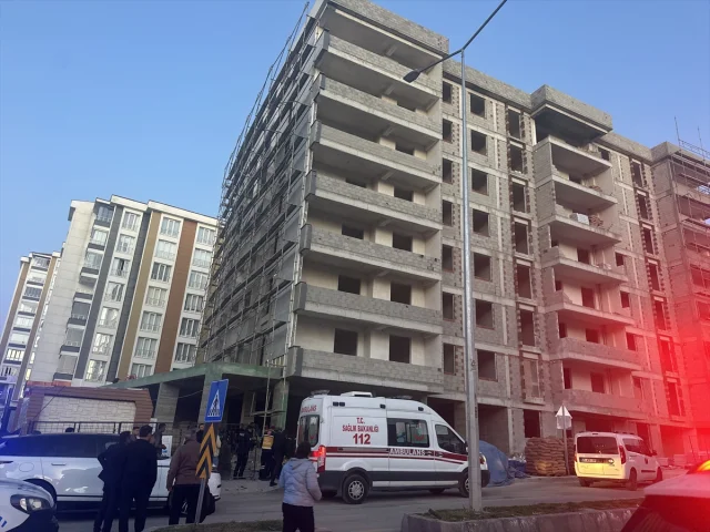 Erzurum'da İnşaattaki Ölümcül Kaza Üzüntü Yarattı