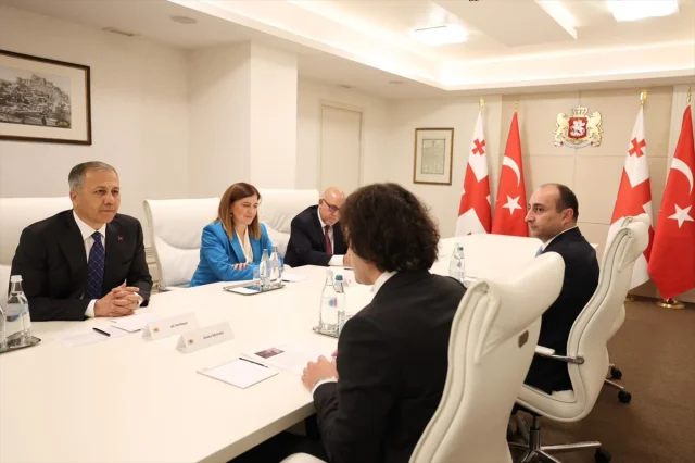 Ali Yerlikaya Tiflis'te Gürcistan ile Kritik Görüşmeler Gerçekleştirdi