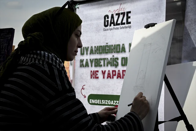 Sanat ve Dayanışma Gazze İçin Buluştu: Engelsiz Hayaller Pro...