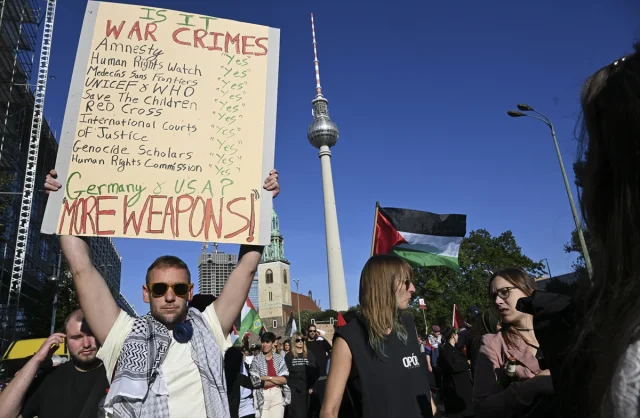 Berlin Sokaklarında Filistin İçin Büyüyen Destek