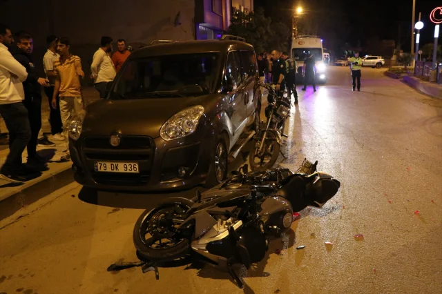 Kilis'te Korkunç Motosiklet Kazasında Yaralananlar Destek Be...