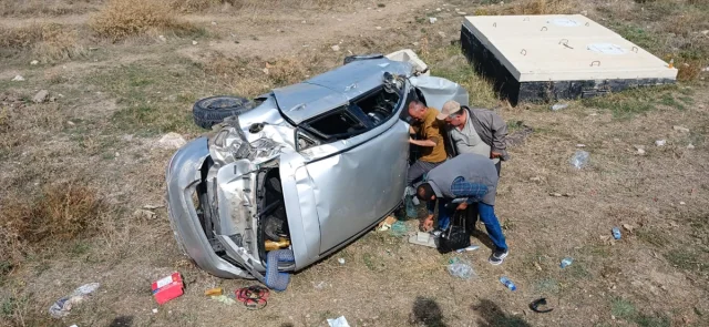 Düğün Konvoyunda Olanlar Oldu Çorum'da Kaza Heyecan Yarattı
