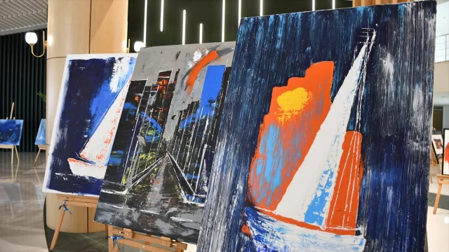 Ressam Aslıhan Öztürk'ten Gazze'ye Dokunaklı Destek