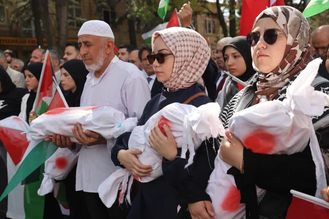 Nevşehir'de Gazze İçin Anlamlı Destek Yürüyüşü