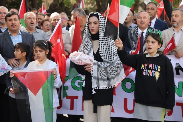 Nevşehir'de Gazze İçin Anlamlı Destek Yürüyüşü