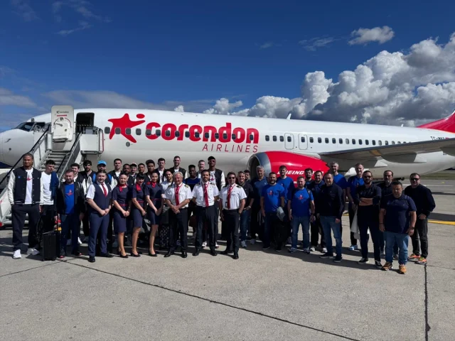 Anadolu Efes'in İlk Uçuş Macerası Corendon Airlines ile Başladı