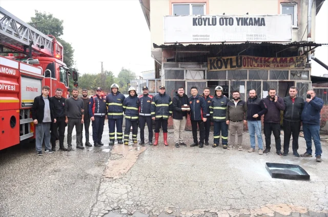 İtfaiyecilere Sürpriz Kutlama: Sanayi Çalışanlarından Anlamlı Jest