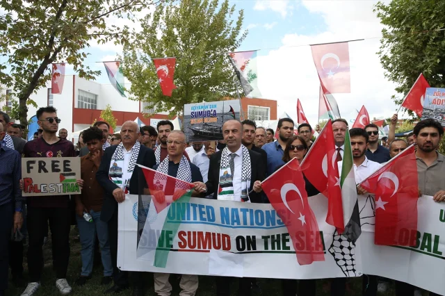 Adıyaman Üniversitesinde Gazze Yürüyüşü: Binlerce Ses Tek Yürek Oldu