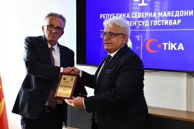 TİKA Kuzey Makedonya'da Sağlık ve Yargıya Büyük Destek Sağladı