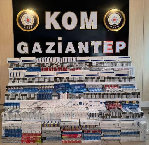 Gaziantep'te Kaçak Ürünler Ele Geçirildi