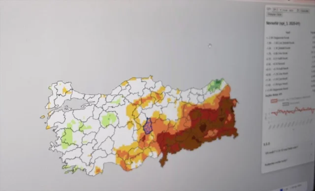 Türkiye'de İlk: Kuraklık Tehlikesi İçin Etkileşimli Harita Yayında