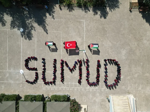 Şanlıurfa'da Öğrencilerden Gazze İçin Görkemli Destek