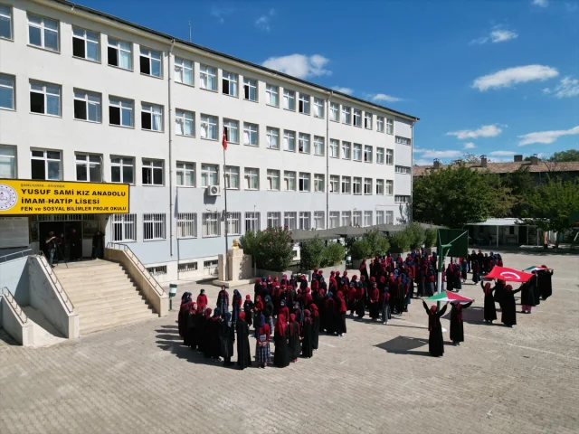 Şanlıurfa'da Öğrencilerden Gazze İçin Görkemli Destek