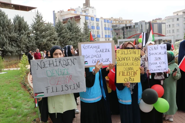 Üniversiteliler Filistin İçin Kilis'te Buluştu