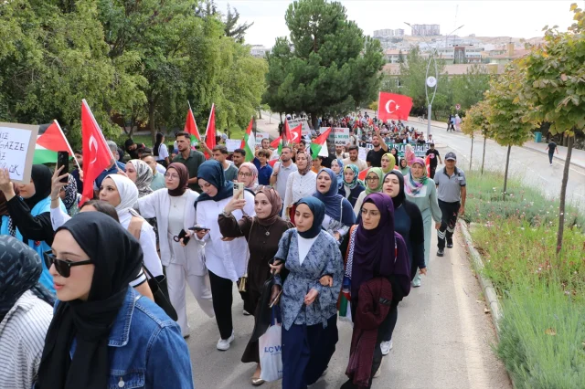 Üniversiteliler Filistin İçin Kilis'te Buluştu