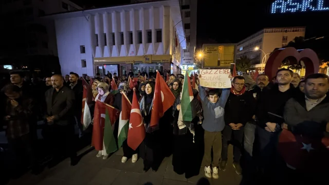 Samsun ve Çorum'dan İsrail'e Büyük Tepki