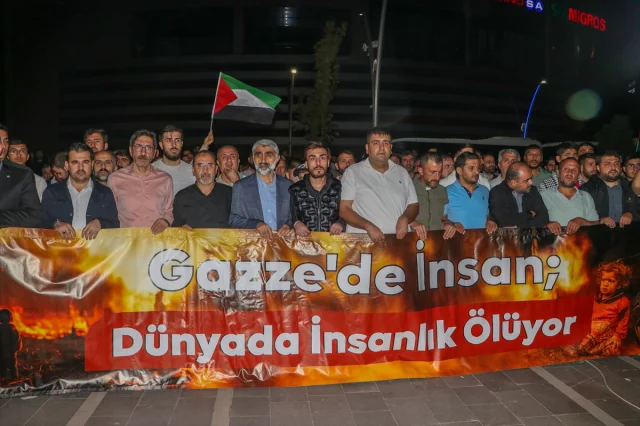 Diyarbakır ve Mardin'de İsrail'e Tepki! Gazze İçin Büyük Pro...