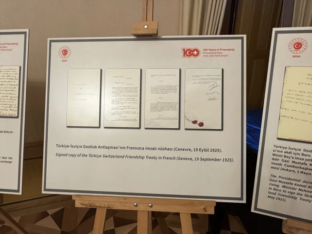 İsviçre'de Türkiye-İsviçre Dostluğunun 100. Yılına Özel Sergi