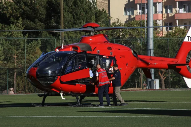 Malatya'nın Gökyüzünde Hayat Kurtaran Helikopterler