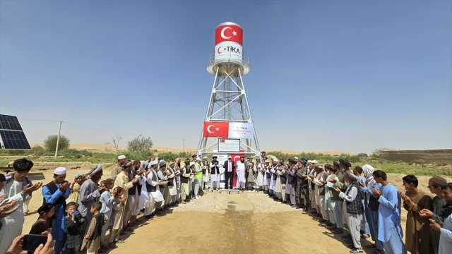 TİKA'nın Afganistan'a Destekleri Devam Ediyor: Faryab'da Güneş Enerjili Su Kuyusu