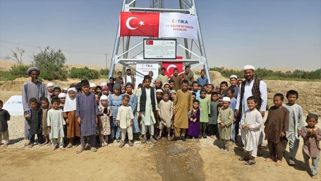 TİKA'nın Afganistan'a Destekleri Devam Ediyor: Faryab'da Güneş Enerjili Su Kuyusu