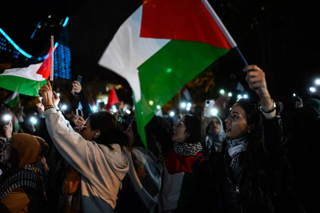 Ankara'da Filistin İçin Ateşli Protesto: Detaylar ve Gelişme...