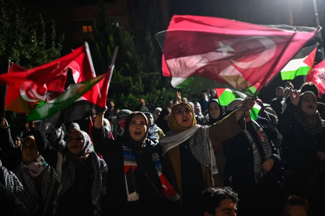 Ankara'da Filistin İçin Ateşli Protesto: Detaylar ve Gelişmeler