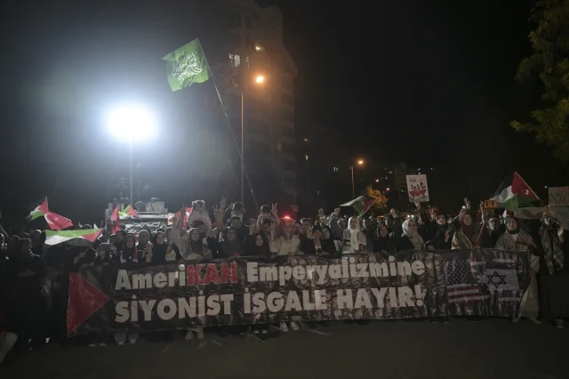 Ankara'da Filistin İçin Ateşli Protesto: Detaylar ve Gelişmeler