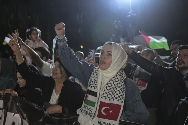 Ankara'da Filistin İçin Ateşli Protesto: Detaylar ve Gelişmeler