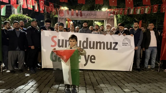 Trabzon'daki Büyüleyici Filistin Dayanışması Herkesi Harekete Geçiriyor