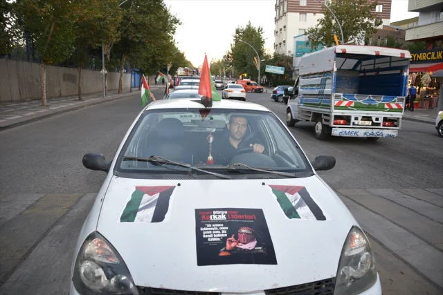Şanlıurfa'da Görkemli Protesto İsrail'e Tepki Büyüyor