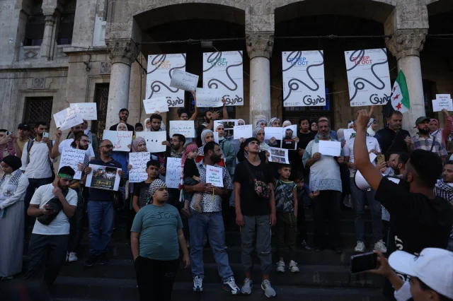 Şam'da Sıradışı Gösteri: Küresel Sumud Filosu İçin Destek Yağmuru