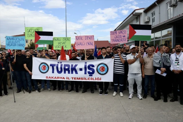 Sakarya'da İsrail'e Tepkiler Yükseliyor: Küresel Sumud Filosu'na Destek Sürüyor