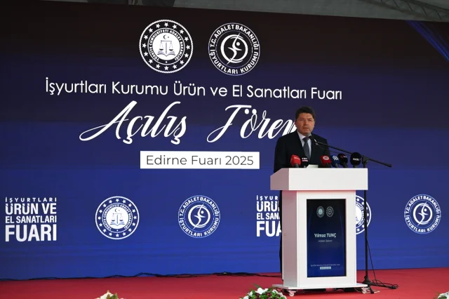 Bakan Tunç Edirne'de Konuştu: İsrail'e Sert Eleştiri