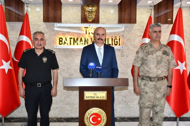 Batman'da Güvenlik Zirvesi Asayişte Büyük Başarı Getirdi