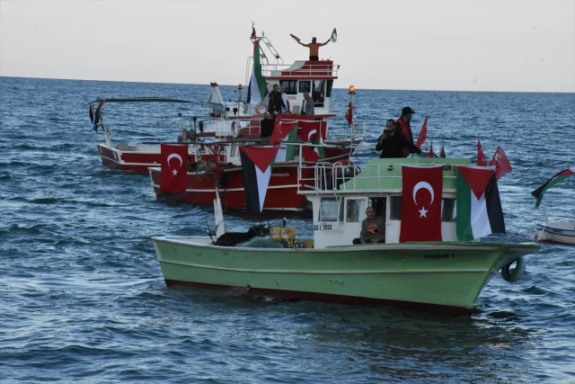 Karadeniz'den Filistin'e Uzanan Destek Rüzgarı