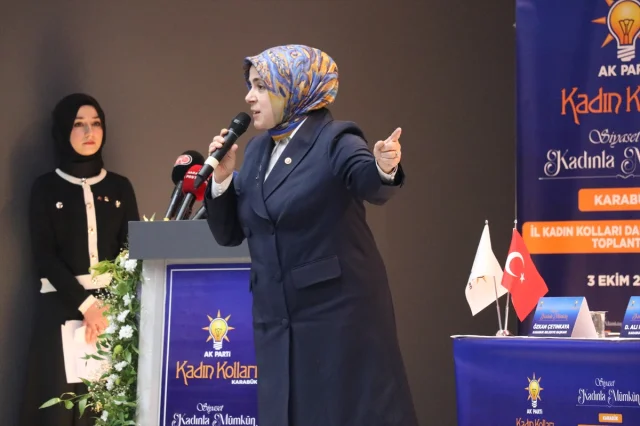 AK Parti Kadın Kolları Başkanı Ercan'dan Gazzelilere Destek...