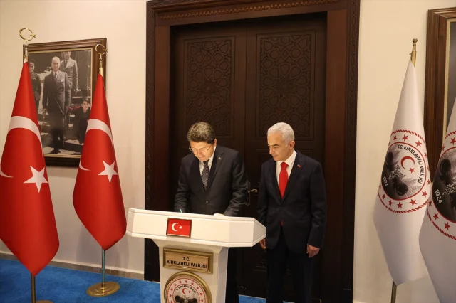 Adalet Bakanı Yılmaz Tunç'tan Kırklareli'nde Önemli Ziyaretler