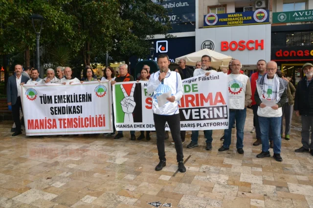 İzmir ve Manisa'da Gazze'ye Yapılan Saldırılara Sert Tepki