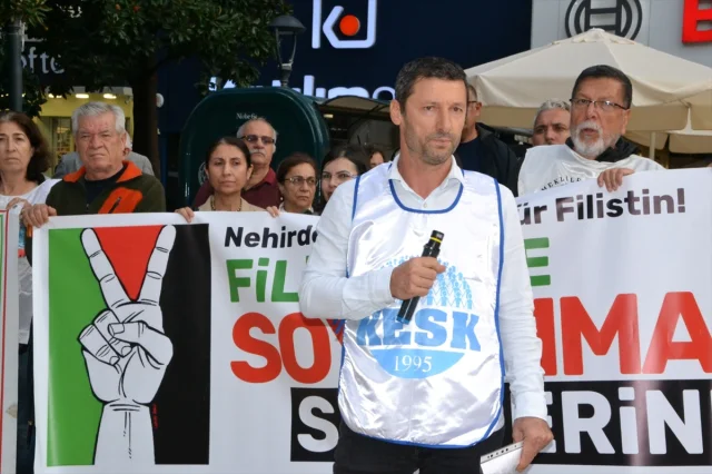 İzmir ve Manisa'da Gazze'ye Yapılan Saldırılara Sert Tepki