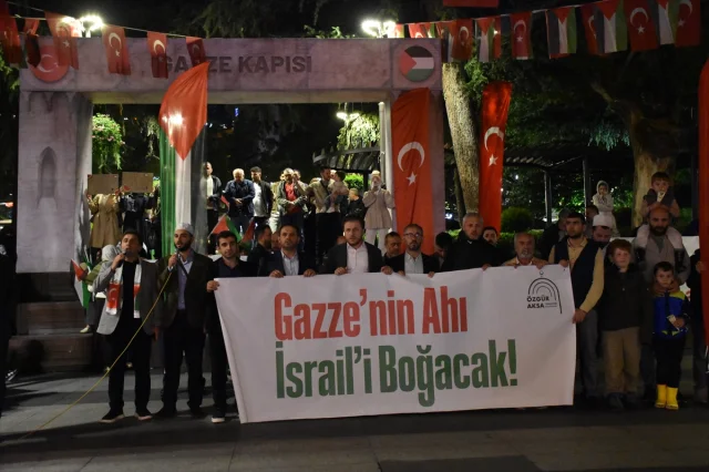 Trabzon'daki çarpıcı protesto dünya gündemine yerleşti