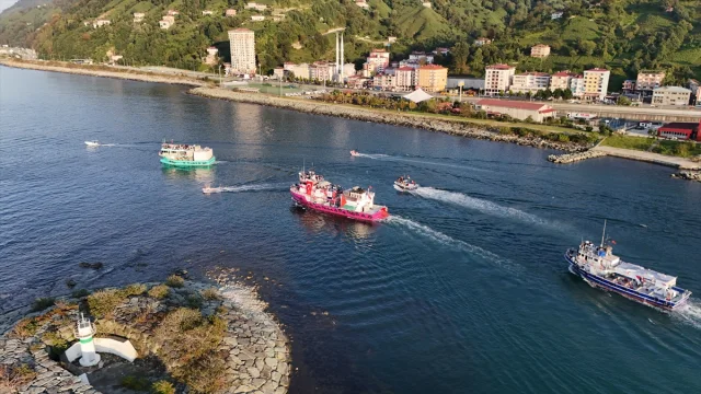 Karadeniz'den Filistin'e Uzanan Destek Rüzgarı