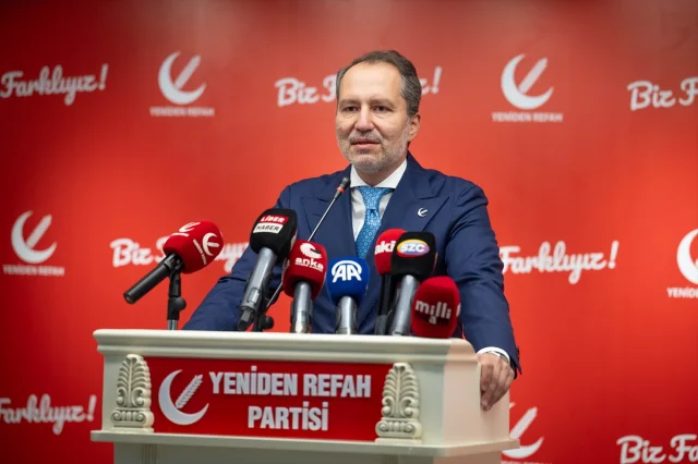 Fatih Erbakan İsrail'e Yönelik Yaptırım Çağrısını Yineledi