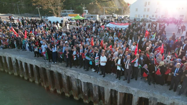 Kastamonu Balıkçılarından Filistin'e Destek Etkinliği